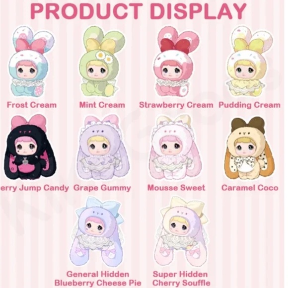 Nommi Baby Sweetheart Bunny - Frost Creme - New - Picture 5 of 9